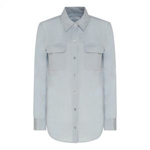 EQUIPMENT BLUE FOG SILK SHIRT